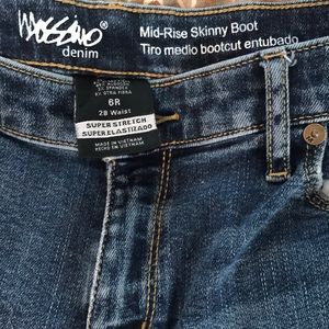 Mid-Rise Mossimo Skinny Bootcut Jeans